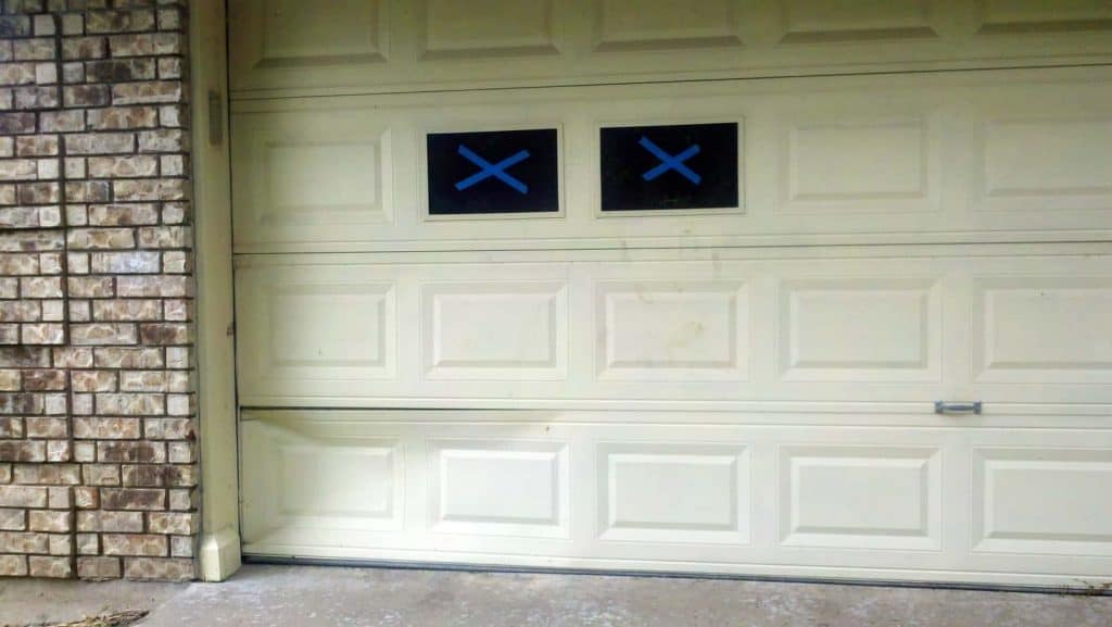 Dented Garage Door Image